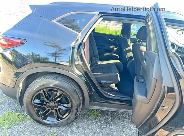 3GNKBGRS5KS669383 2019 CHEVROLET BLAZER Black წინა სალონის ხედი