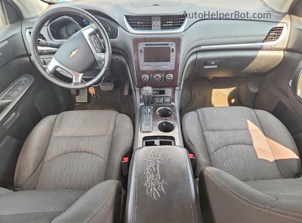 1GNKVGKDXHJ133137 2017 CHEVROLET TRAVERSE Black Вид щитка приладів