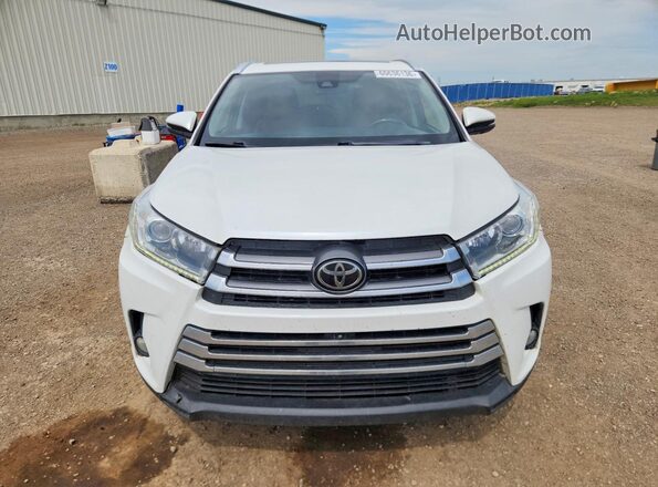 5TDDZRFH8HS358139 2017 TOYOTA HIGHLANDER White Vista trasera