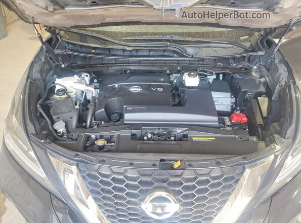 5N1AZ2CS7MC146883 2021 NISSAN MURANO Black VIN sticker view