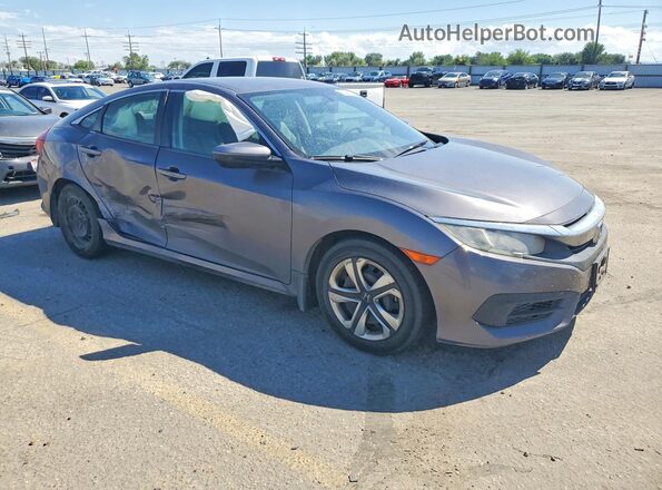 2HGFC2F56JH513008 2018 HONDA CIVIC Gray Vista frontal
