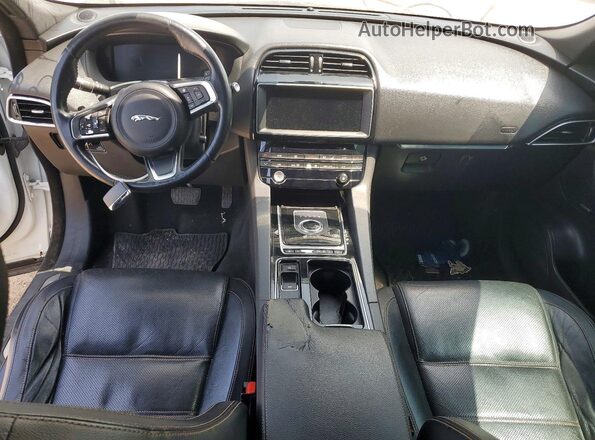 SADCK2FX5JA282644 2018 JAGUAR F-PACE White Widok zestawu wskaźników