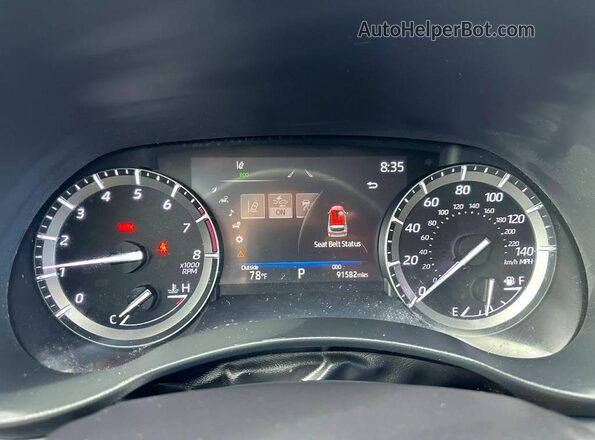 5TDGZRBH5MS542760 2021 TOYOTA HIGHLANDER White Front interior view