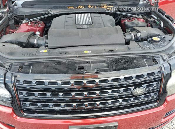 SALGV2EF2GA255500 2016 LAND ROVER RANGE Red Вид наклейки з VIN-кодом
