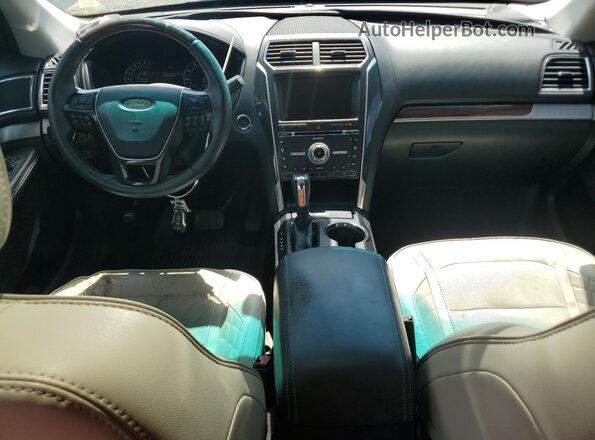 1FM5K8HT0HGA97650 2017 FORD EXPLORER Серый Вид щитка приборов