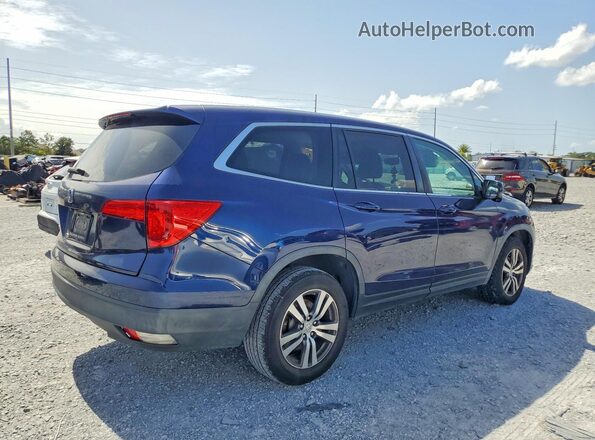 5FNYF6H59GB039282 2016 HONDA PILOT Blue Առջևի աջ
