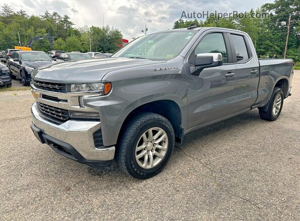 1GCRYJEK6NZ126060 2022 CHEVROLET SILVERADO Серый Задняя правая четверть