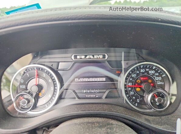 1C6SRFJT2LN161989 2020 RAM 1500 Gray Вид задніх сидінь