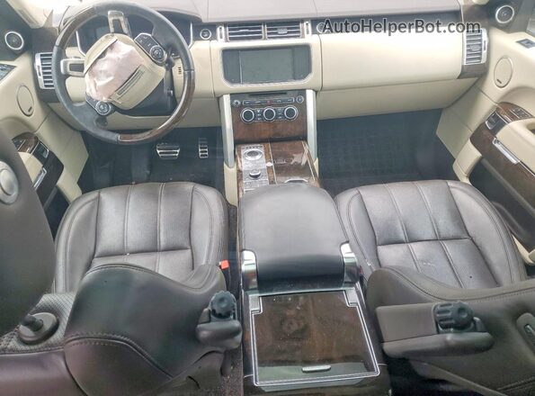 SALGS3EF9GA257520 2016 LAND ROVER RANGE Silver Widok zestawu wskaźników