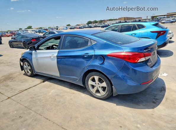 KMHDH4AE0GU568629 2016 HYUNDAI ELANTRA Blue Tył prawy