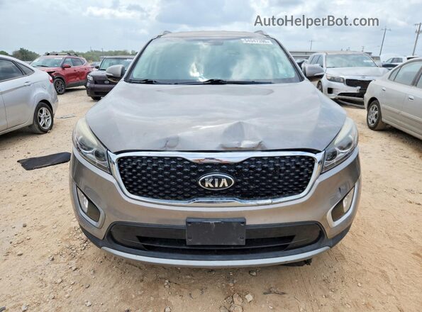 5XYPH4A50HG235092 2017 KIA SORENTO Gray Vista trasera
