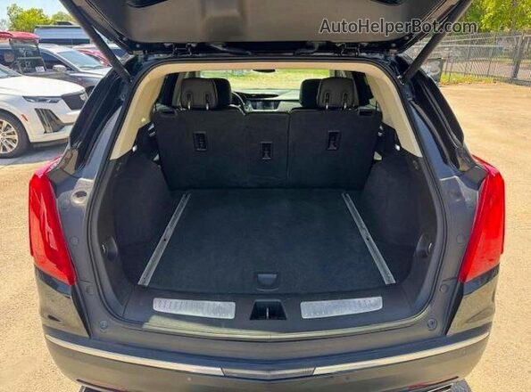 1GYKNERS6JZ139813 2018 CADILLAC XT5 Black წინა სალონის ხედი