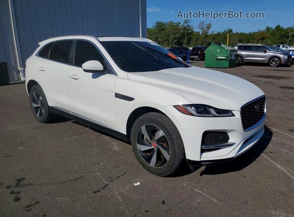 SADCJ2EX7NA692114 2022 JAGUAR F-PACE White Widok z przodu