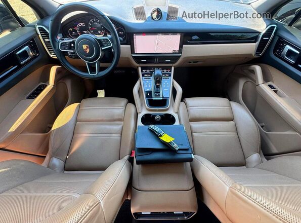 WP1AA2AY7KDA09385 2019 PORSCHE CAYENNE Charcoal Widok zestawu wskaźników