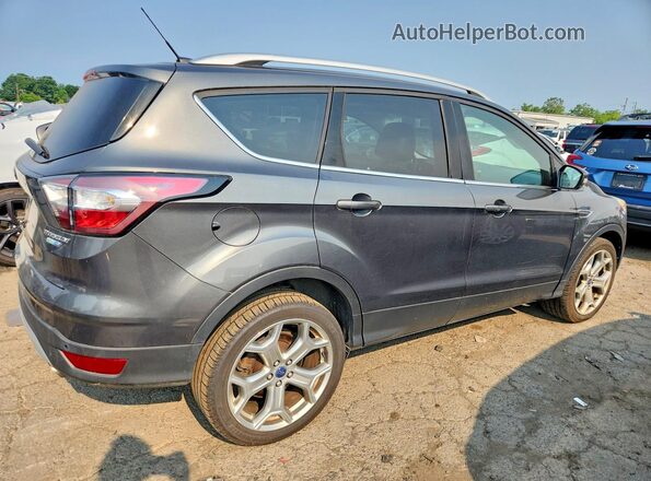 1FMCU9J99HUA02123 2017 FORD ESCAPE Gray Delantero derecho