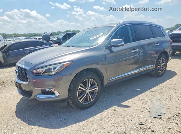 5N1DL0MM2HC501998 2017 INFINITI QX60 Gray უკანა მარცხენა