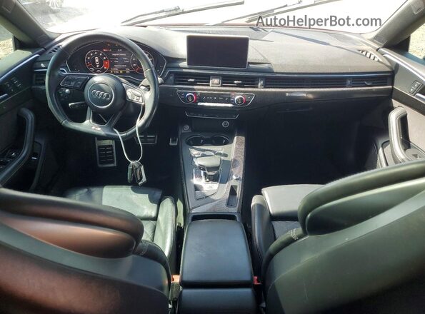 WAUC4CF53JA028194 2018 AUDI S5 Red ხელსაწყოთა პანელის ხედი