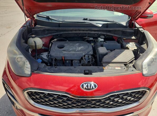 KNDPN3AC8L7735511 2020 KIA SPORTAGE Red Vista de la etiqueta del VIN