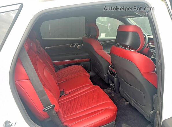 KMUJBESC8SU248184 2025 GENESIS GV80 White წინა სალონის ხედი