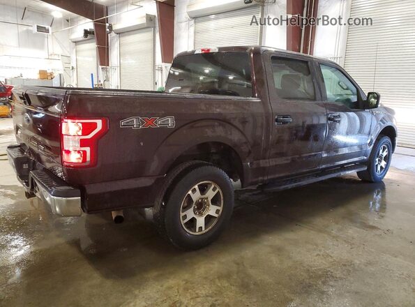 1FTEW1E57JKF43012 2018 FORD F150 Burgundy Առջևի աջ