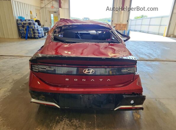 KMHL64JA7SA473915 2025 HYUNDAI SONATA Red Vista interior delantera