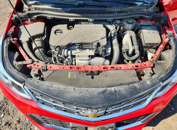 1G1BC5SM4J7162485 2018 CHEVROLET CRUZE Red Engine compartment view