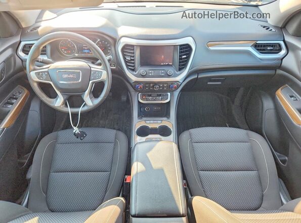 1GKKNRLS7MZ157865 2021 GMC ACADIA Blue Instrument cluster view