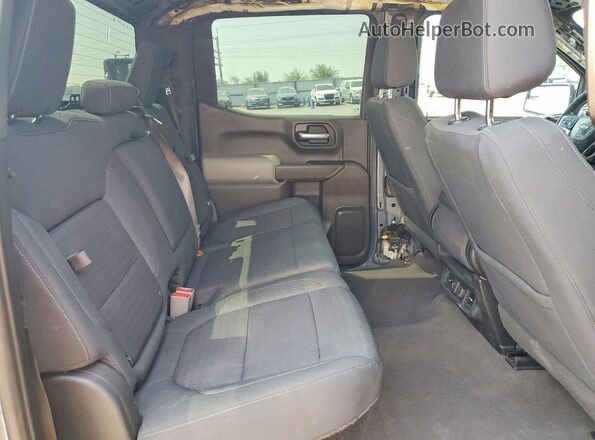 1GCUYDET6MZ437586 2021 CHEVROLET SILVERADO Silver Вид задньої частини салону