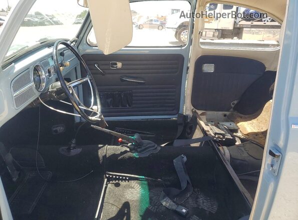 117322195 1967 VOLKSWAGEN UK Blue Вид салону спереду