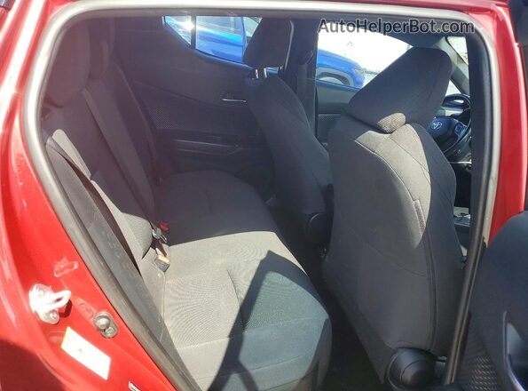 NMTKHMBX6JR002626 2018 TOYOTA C-HR Red Սալոնի հետևի տեսք