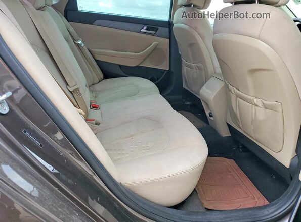 5NPE24AF2HH592655 2017 HYUNDAI SONATA Gray უკანა სალონის ხედი