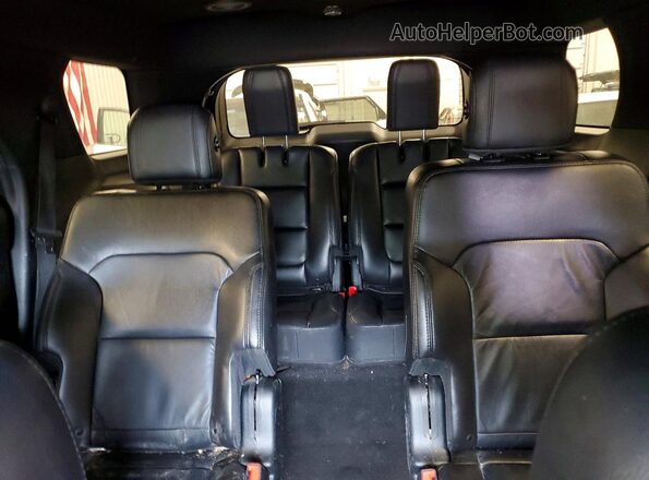 1FM5K8D89JGC71853 2018 FORD EXPLORER Black Rear interior view