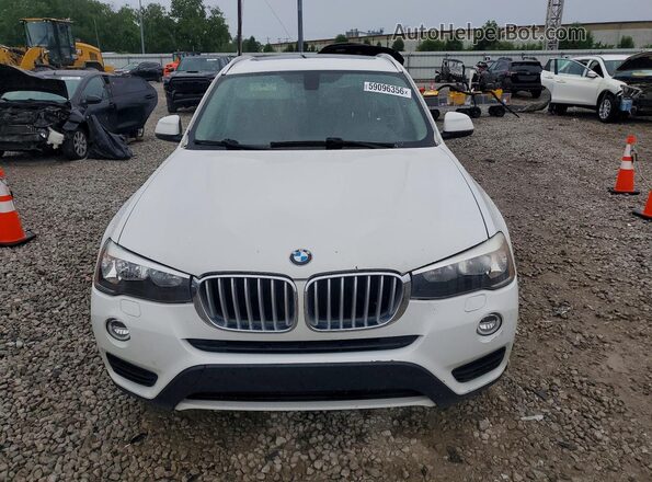 5UXWX9C59G0D85510 2016 BMW X3 White უკანა ხედი