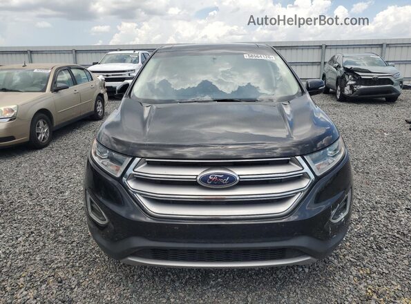 2FMPK3K97JBB41374 2018 FORD EDGE Black უკანა ხედი