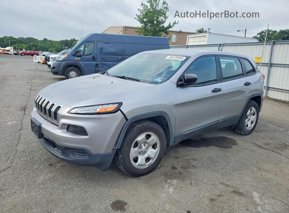 1C4PJMAB0HW655335 2017 JEEP CHEROKEE Silver Հետևի ձախ