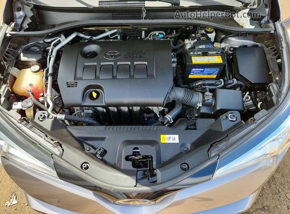 JTNKHMBX8K1021948 2019 TOYOTA C-HR Silver ძრავის განყოფილების ხედი