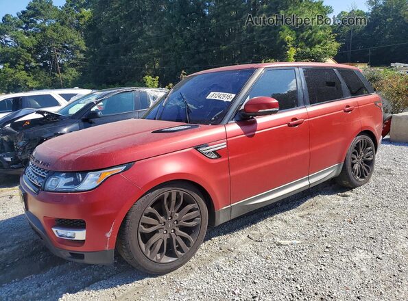 SALWR2FV2HA667472 2017 LAND ROVER RANGE ROVER Красный Задняя левая четверть