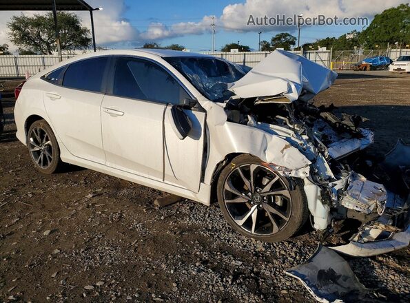 2HGFC2F83KH526214 2019 HONDA CIVIC White Вид спереду