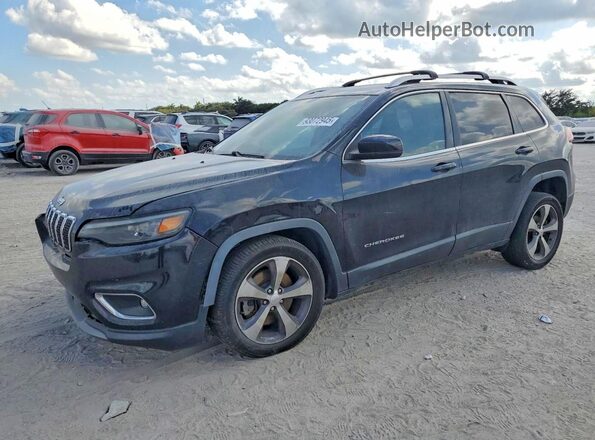 1C4PJLDB4KD302444 2019 JEEP CHEROKEE Black უკანა მარცხენა