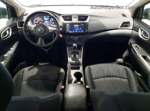 3N1AB7AP1KY239619 2019 NISSAN SENTRA Gray ხელსაწყოთა პანელის ხედი
