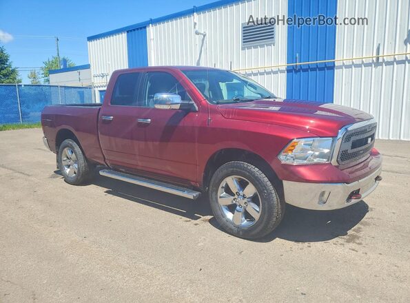 1C6RR7GT4JS214685 2018 RAM 1500 Бордовый Передняя правая четверть