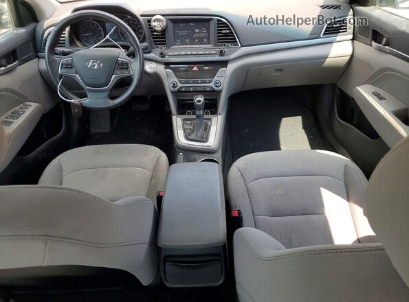 5NPD84LF4JH321819 2018 HYUNDAI ELANTRA Серый Вид щитка приборов