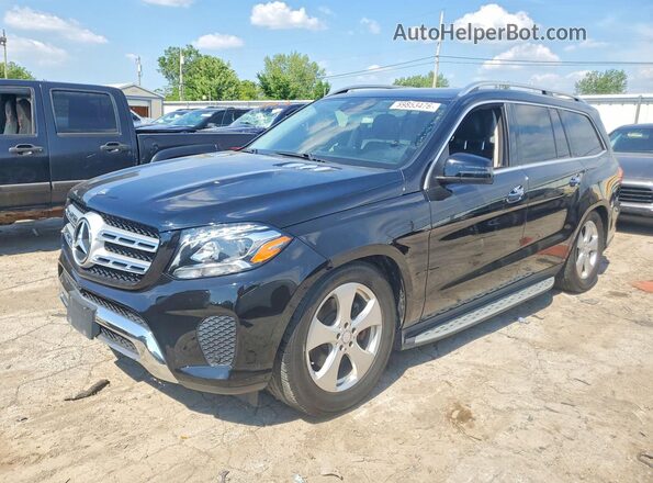 4JGDF6EE8HA741666 2017 MERCEDES-BENZ GLS Black Trasero izquierdo