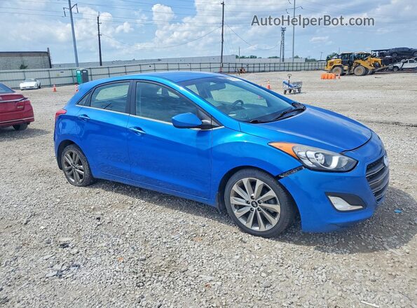 KMHD35LH5HU355138 2017 HYUNDAI ELANTRA Blue Передня права чверть