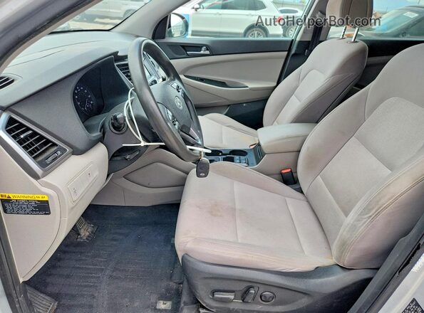 KM8J3CA40HU313774 2017 HYUNDAI TUCSON Silver Առջևի վահանակի տեսք