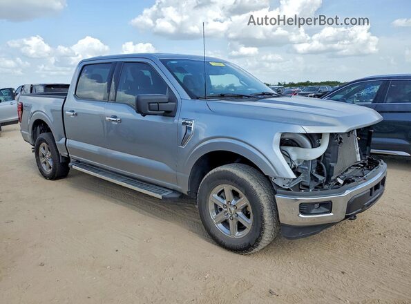 1FTFW3L80RKE29426 2024 FORD F150 Серебряный Вид спереди