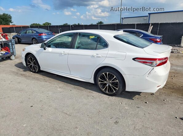 4T1B11HK9KU268473 2019 TOYOTA CAMRY White უკანა მარჯვენა