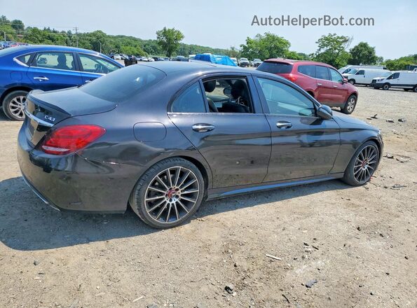 55SWF6EB9HU198109 2017 MERCEDES-BENZ C Black წინა მარჯვენა