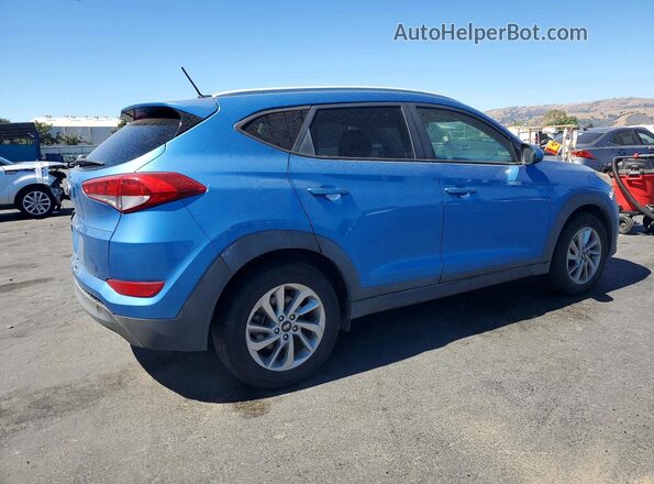KM8J33A44GU091674 2016 HYUNDAI TUCSON Blue Delantero derecho