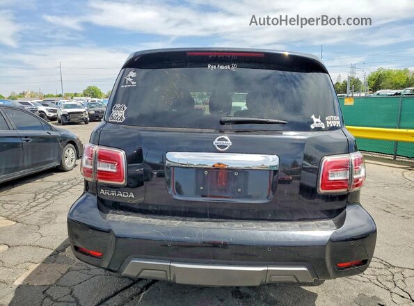 JN8AY2NC3LX516302 2020 NISSAN ARMADA Black Вид салону спереду